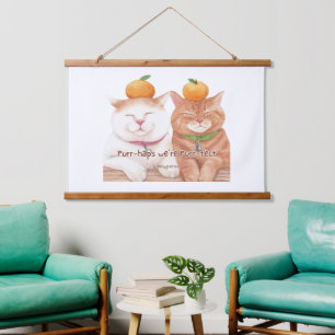 CUTE CAT HANGING TAPESTRY