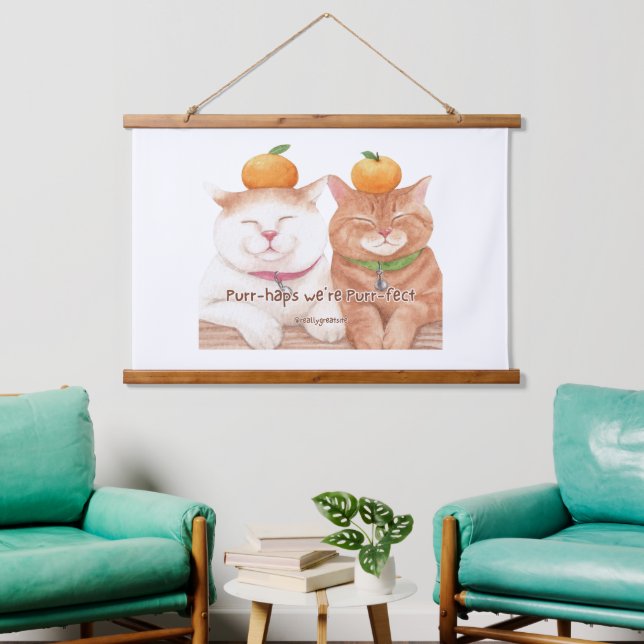 CUTE CAT HANGING TAPESTRY (Living Room)