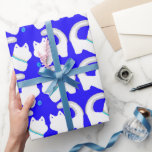 Cute cat Hanukkah gift wrapping paper<br><div class="desc">Celebrate Hanukkah with this cute Chanukah gift wrap. Morning Hanukkah,  Shari Pedowitz,  artistshari.com. Shari Pedowitz Artistic Empire LLC. All rights reserved.</div>