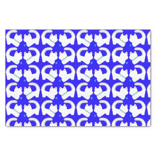 Cute cat Hanukkah tissue paper