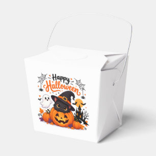 Cute Cat Happy Halloween Travel Mug - Kawaii Witch Favor Boxes