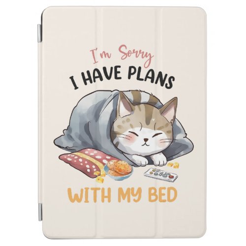 Cute Cat _ I Have Plans iPad Air Cover