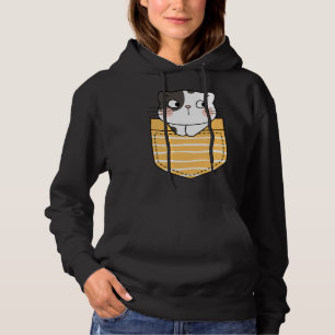 Cute Cat in a Pocket  Cat  Present Kids Boys Girls Hoodie