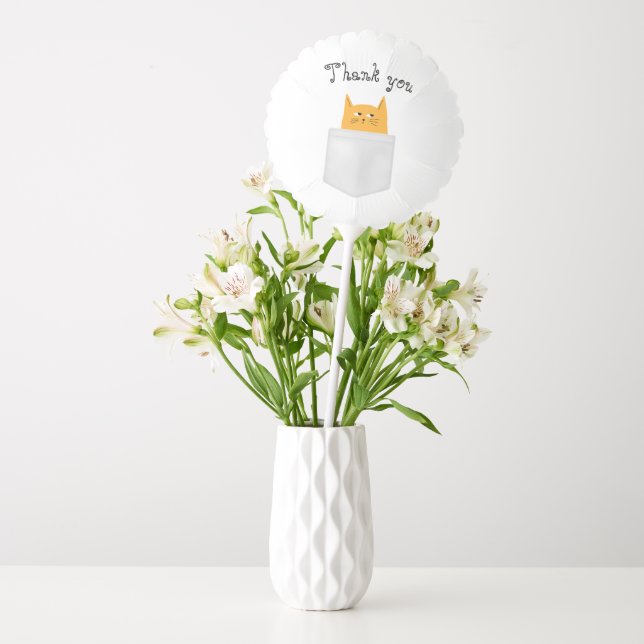 Cute Cat in Pocket ,peek a boo ,Costume Halloween Balloon (Vase)