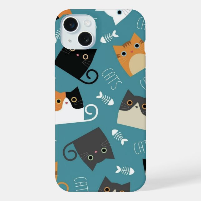 CUTE CAT IPHONE CASE (Back)