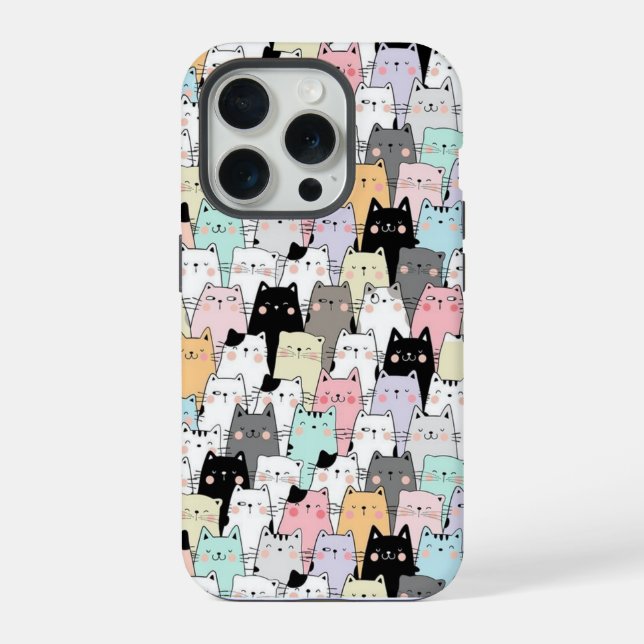 CUTE CAT IPHONE CASE (Back)