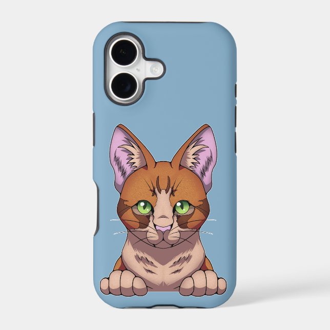 Cute Cat Iphone Case (Back)