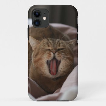 Cute Cat Iphone / Ipad Case by MushiStore at Zazzle