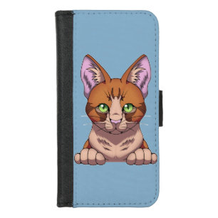 Cute Cat iPhone 8/7 Wallet Case