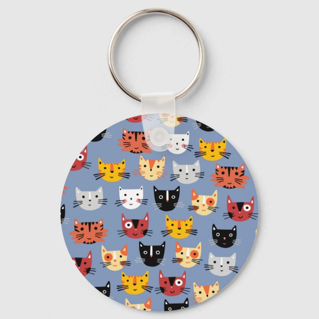 Cute Cat Keychain (Front)