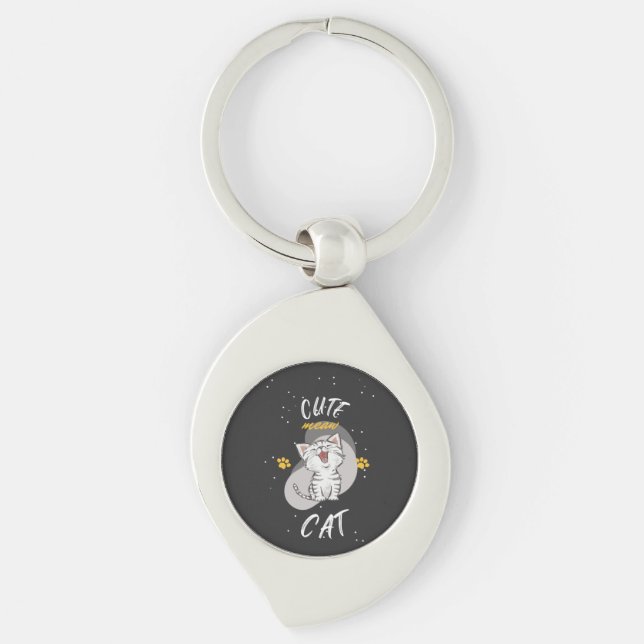 CUTE CAT KEYCHAIN (Front)