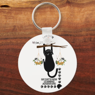 Cute Cat Keychain   Adorable Kitty Accessory