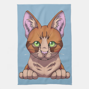 Cute Cat Kitchen Towel