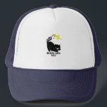 Cute cat kitten black cats rule trucker hat<br><div class="desc">cat,  kitten,  kitty,  pet,  animal,  cat lover,  cool,  cute,  meow,  animal love,  animal lover,  black cat,  cat owner,  cat rescue adopt,  cat rescue mom,  cat rescuer</div>