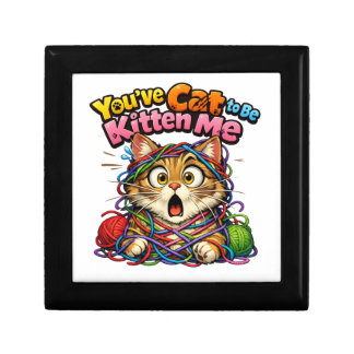Cute Cat Kitten Keepsake Gift Box