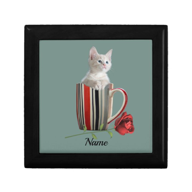 Cute Cat Kitten Pet Lovers Gift  Box (Front)