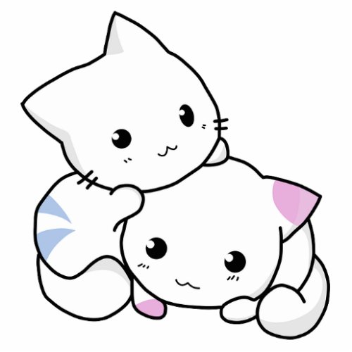 Cute Cat Kitten Pet Peace Love Cutout
