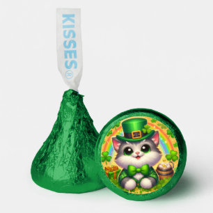 Cute cat/kitten Saint Patrick's Day Hershey®'s Kisses®