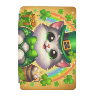 Cute cat/kitten Saint Patrick's Day iPad Mini Cover