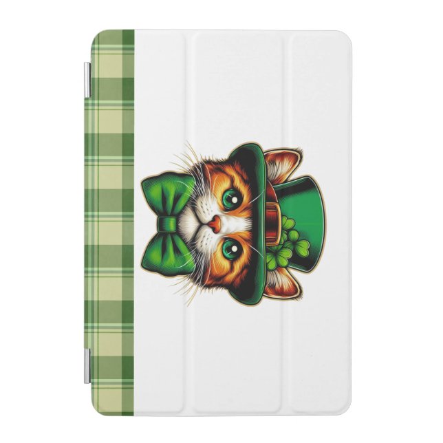 Cute cat/kitten Saint Patrick's Day  iPad Mini Cover (Front)