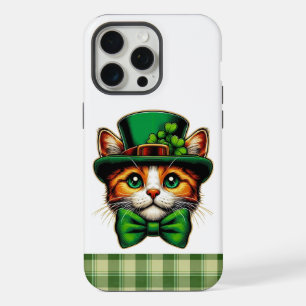 Cute cat/kitten Saint Patrick's Day  iPhone 15 Pro Max Case