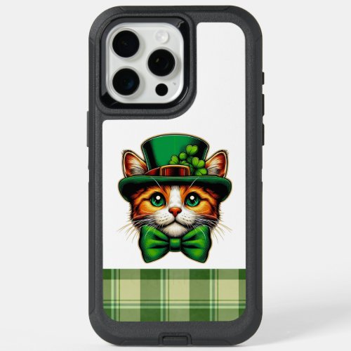 Cute catkitten Saint Patricks Day  iPhone 15 Pro Max Case