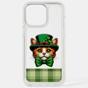 Cute cat/kitten Saint Patrick's Day  iPhone 15 Pro Max Case