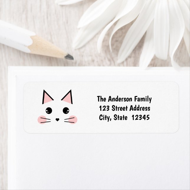 Cute Cat Label (Insitu)