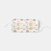 Cute Cat Lady Adult Cloth Face Mask (Front, Folded)