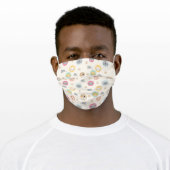 Cute Cat Lady Adult Cloth Face Mask (Worn)
