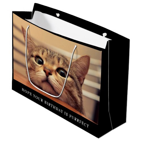 Cute Cat Large Gift Bag