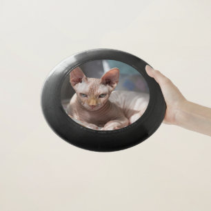 Cute Cat Lounging with no Fur Wham-O Frisbee