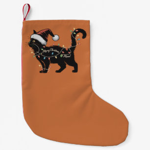 Cute Cat Lover Christmas Cat Mom Xmas Gift Small Christmas Stocking