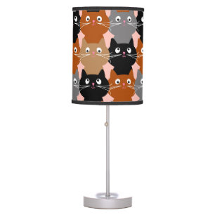 Cute Cat Lover Feline Kittens Table Lamp