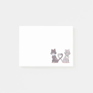 Cute Cat Lover Gray Kitty Kitten Love Kitty Tabby Post-it Notes