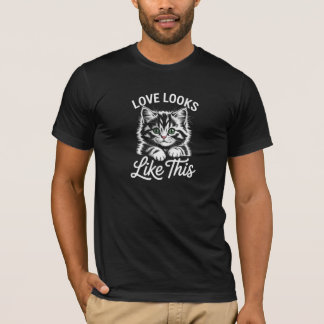 Cute Cat Lover l Adorable Kitten Graphic T-Shirt