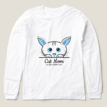 Cute Cat Lover Mom T-Shirt