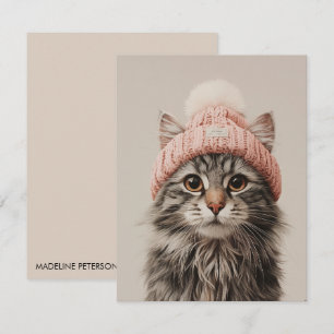 Cute Cat Lover Note Card