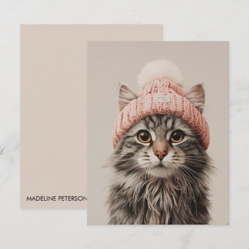Cute Cat Lover Note Card