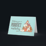 Cute Cat Lover Purrfect Birthday Funny Birthday Card<br><div class="desc">Wishing you a purrfect birthday. Funny,  humorous and sometimes sarcastic birthday cards for your family and friends. Get this fun card for your special someone. Visit our store for more cool birthday cards.</div>
