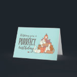 Cute Cat Lover Purrfect Birthday Funny Birthday Card<br><div class="desc">Wishing you a purrfect birthday. Funny,  humorous and sometimes sarcastic birthday cards for your family and friends. Get this fun card for your special someone. Visit our store for more cool birthday cards.</div>