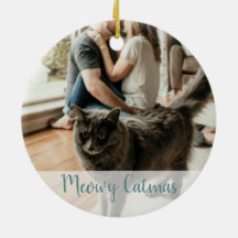 Cute Cat Lover Winter Meowy Catmas Christmas