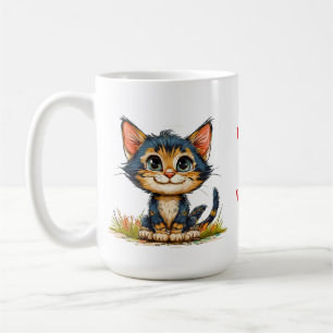 🐱 Cute Cat Loving Home Style Coffee 💚 Mug