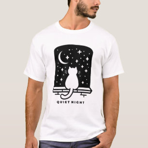 Cute Cat Low Energy T-Shirt Kawaii Cozy Design