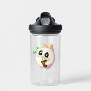 Cute Cat Mascot Water Bottle – Kawaii Cartoon Cat