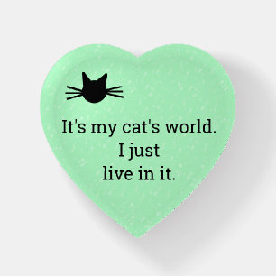 Cute Cat Meme Paperweight
