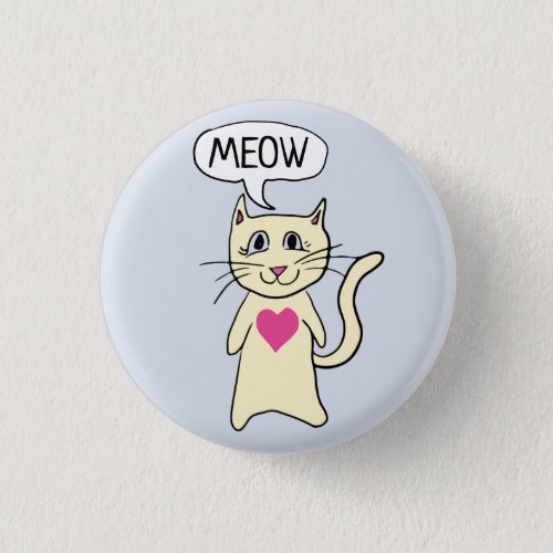 Cute Cat Meow Button