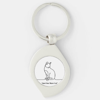 Cute Cat Metal Keychain – Perfect Gift