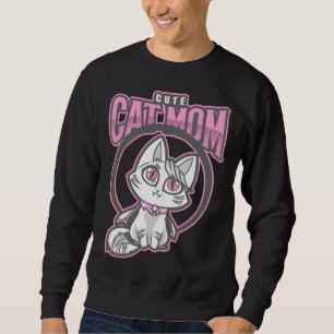 Cute Cat Mom Cat Best Sweatshirt