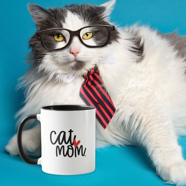 Cute Cat Mom Mug (The purr-fect coffee mug for cat moms!)